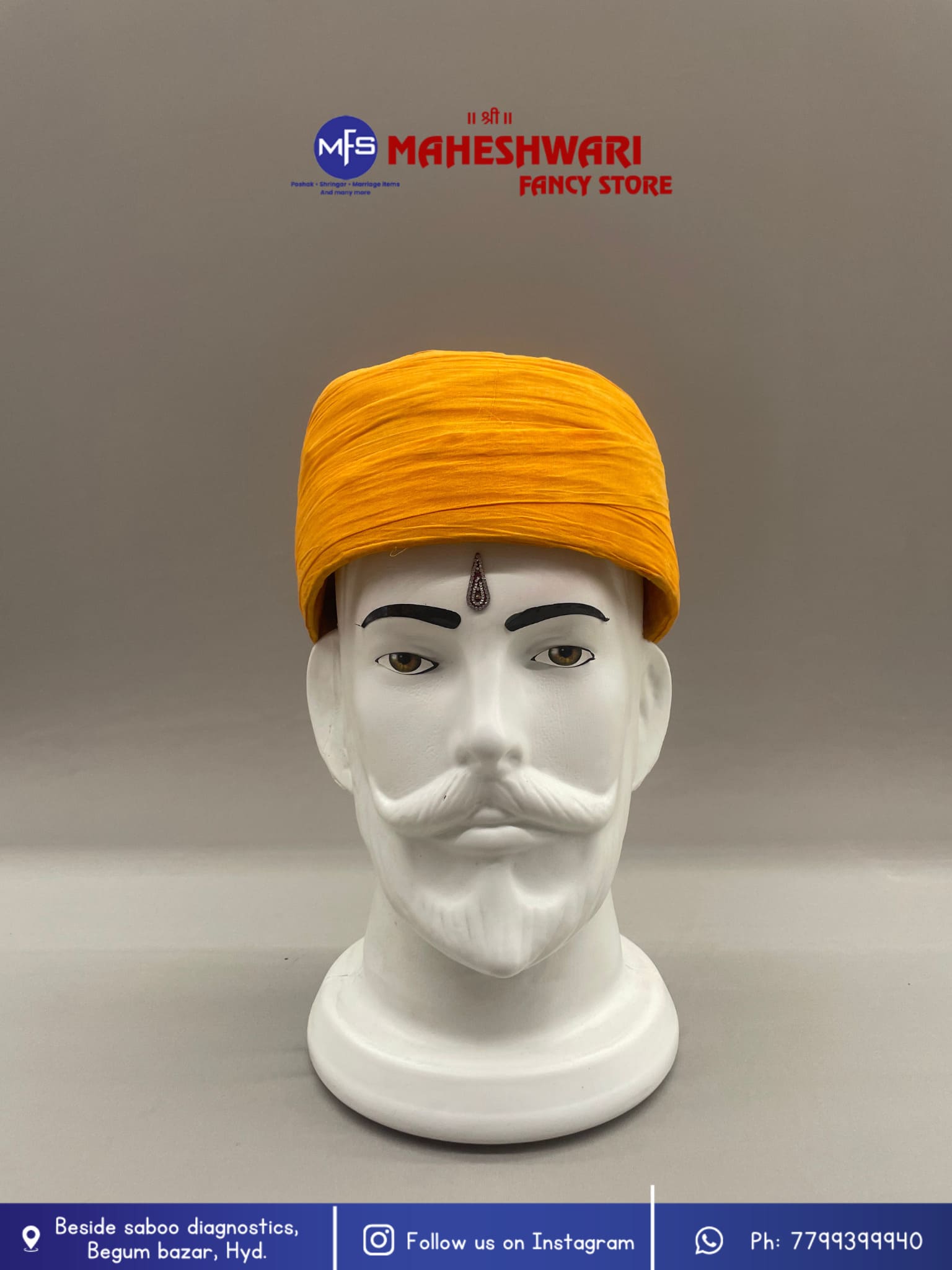 Yellow Rajasthani Pecha